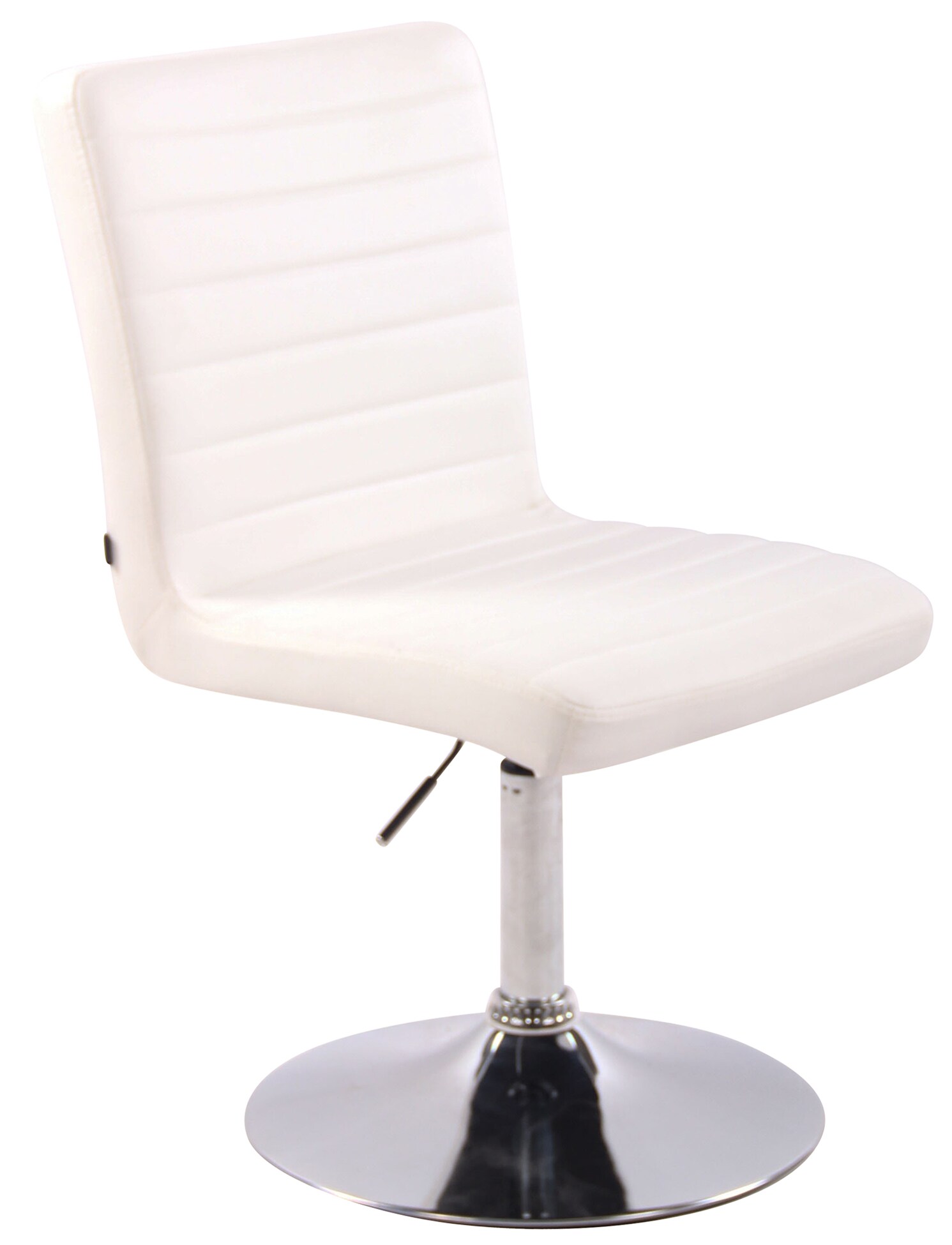 CLP Esszimmerstuhl Elvas mit hochwertiger Polsterung und Kunstlederbezug I Drehbarer und h&ouml;henverstellbarer Polsterstuhl mit Metallgestell 