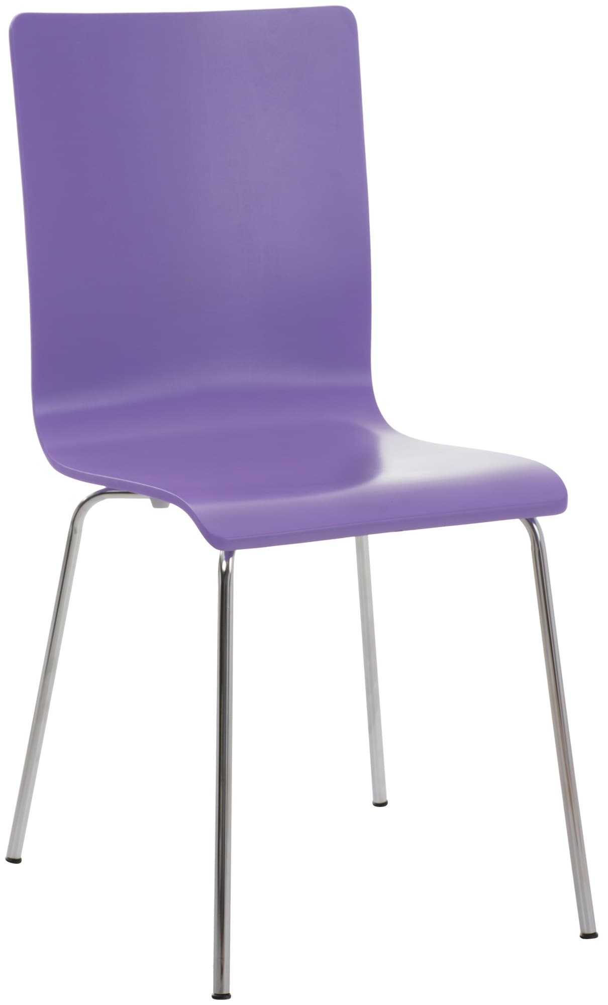 CLP Besucherstuhl Pepe I Ergonomisch Geformter Lehnstuhl Mit Holzsitz I Stabiles Metallgestell I Komfort Und Stil Mit Robuster Konstruktion 