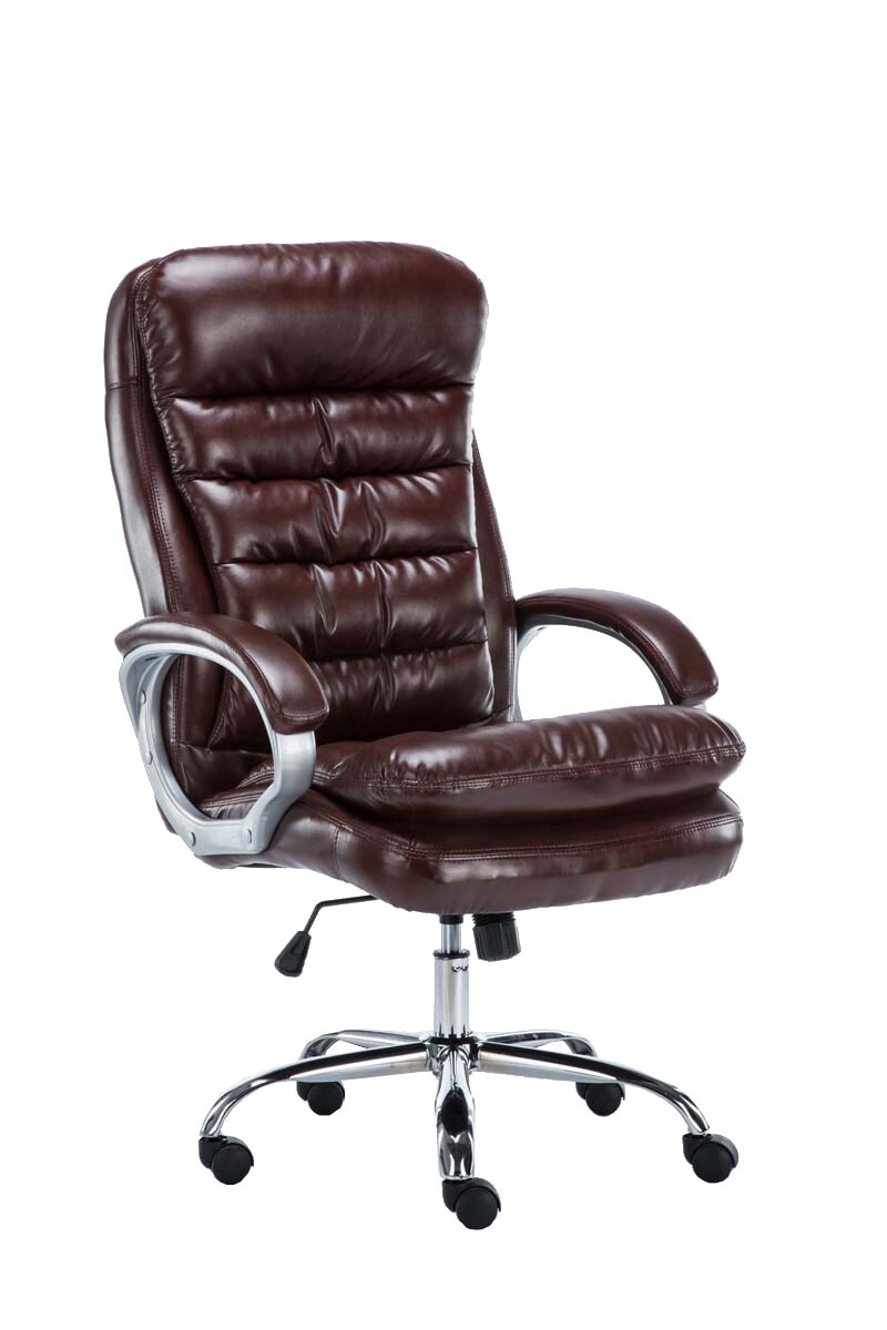 CLP Bürostuhl ergonomisch, XXL Vancouver, bis 150 kg belastbar, höhen-verstellbar, drehbar, kippbar fixierbar, Kunstleder