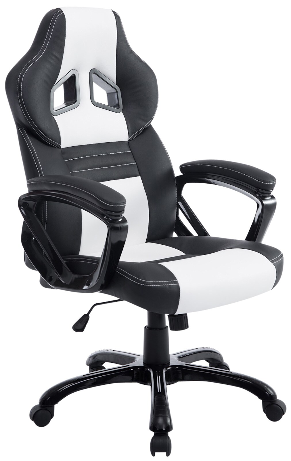 CLP Racing Gaming Bürostuhl Pedro XL I Höhenverstellbarer Chefsessel Mit Kunstlederbezug I Gaming Stuhl Mit Bis 150 KG Belastbarkeit