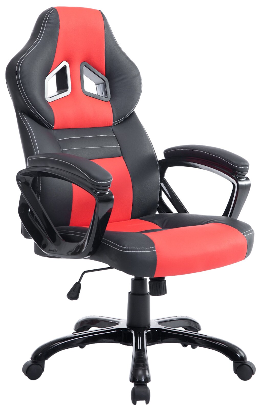 CLP Racing Gaming Bürostuhl Pedro XL I Höhenverstellbarer Chefsessel Mit Kunstlederbezug I Gaming Stuhl Mit Bis 150 KG Belastbarkeit