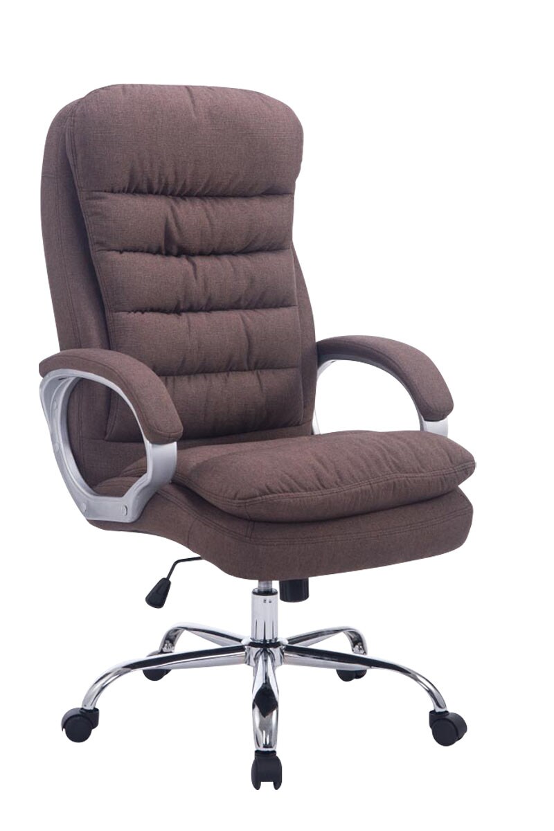 CLP Bürostuhl ergonomisch, XXL Vancouver, bis 150 kg belastbar, höhen-verstellbar, drehbar, kippbar fixierbar, Stoff
