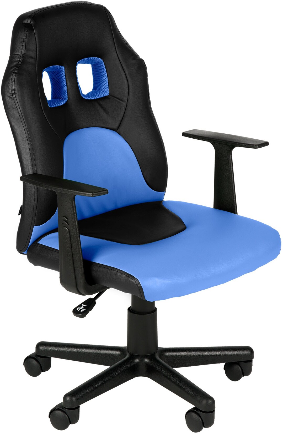 CLP Schreibtischstuhl ergonomisch Kinder und Jugendliche Fun, Drehstuhl höhenverstellbar mit Kunstlederbezug, Armlehnen abnehmbar