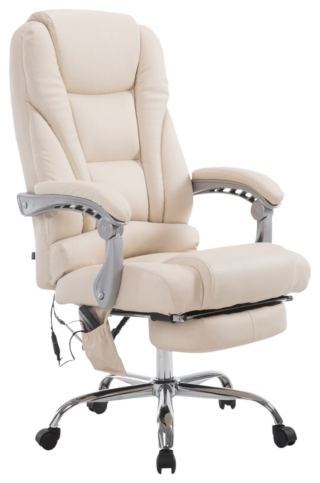 CLP Bürostuhl Pacific mit Massagefunktion Farbe: creme