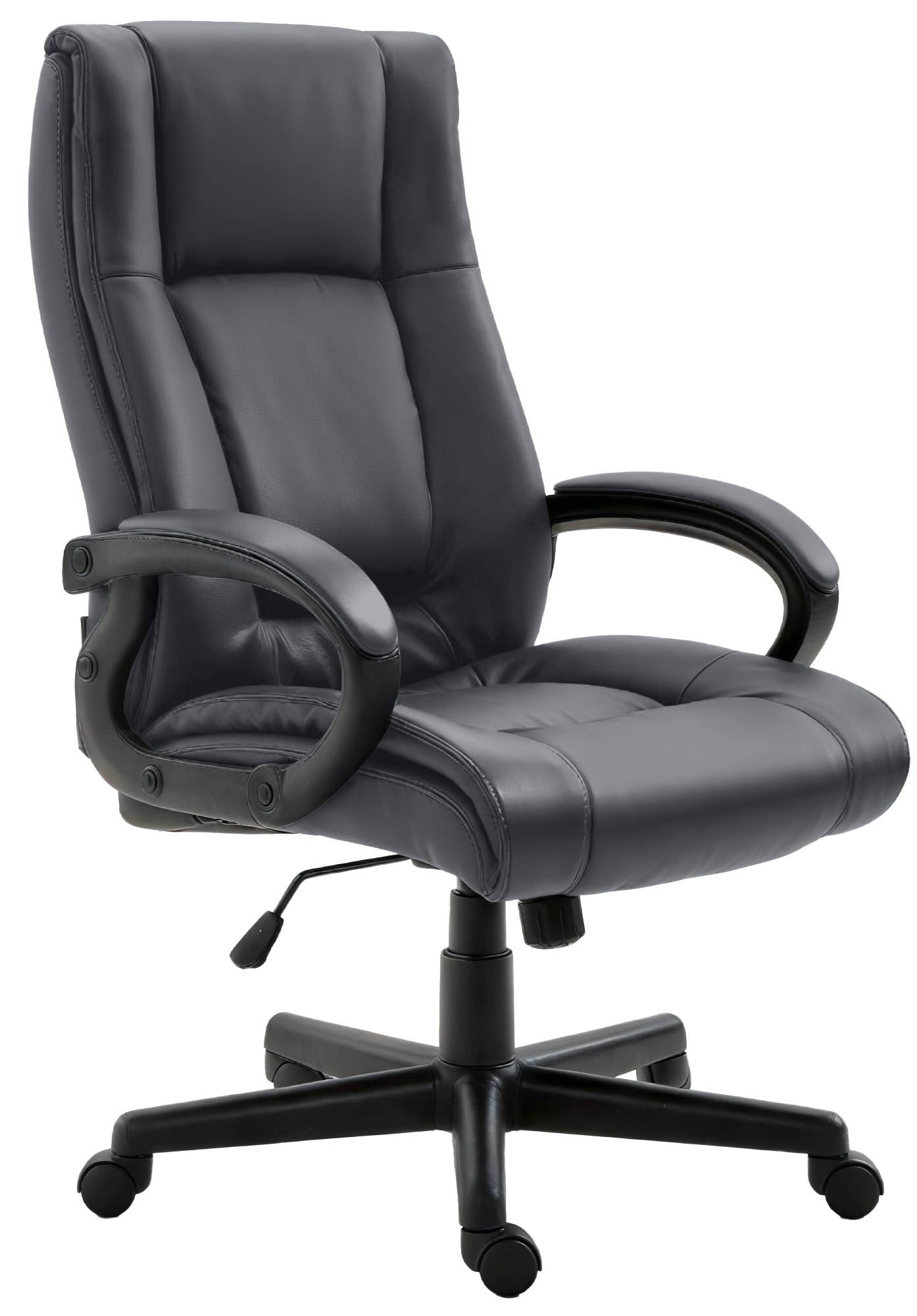 CLP B&uuml;rostuhl ergonomisch mit Rollen und H&ouml;henverstellung, Chefsessel h&ouml;henverstellbar und Wippfunktion, r&uuml;ckenschonend, Drehstuhl Sparta 