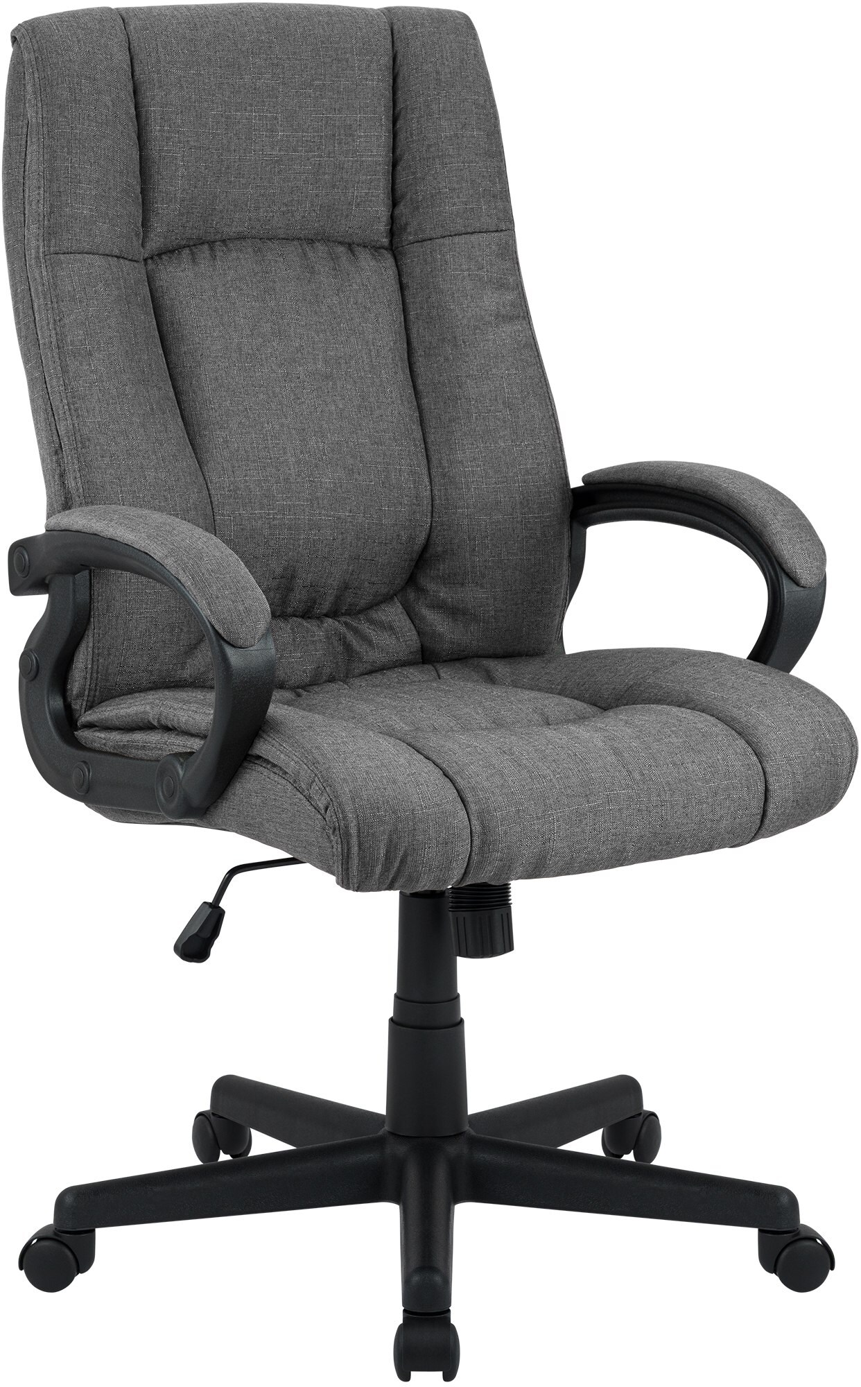 CLP B&uuml;rostuhl ergonomisch mit Rollen und H&ouml;henverstellung, Chefsessel h&ouml;henverstellbar und Wippfunktion, r&uuml;ckenschonend, Drehstuhl Sparta 