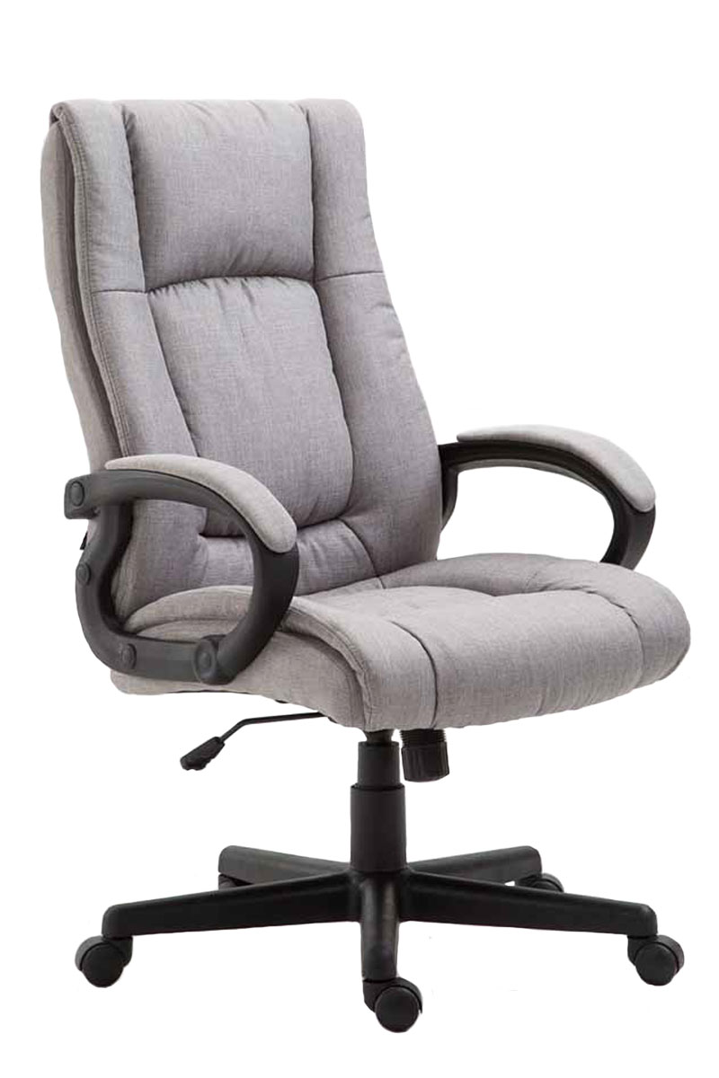 CLP B&uuml;rostuhl ergonomisch mit Rollen und H&ouml;henverstellung, Chefsessel h&ouml;henverstellbar und Wippfunktion, r&uuml;ckenschonend, Drehstuhl Sparta 