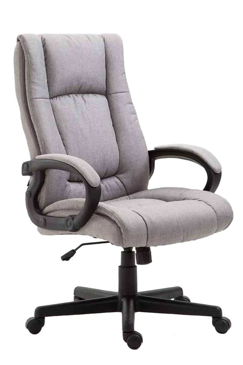 CLP Bürostuhl ergonomisch mit Rollen und Höhenverstellung, Chefsessel höhenverstellbar und Wippfunktion, rückenschonend, Drehstuhl Sparta