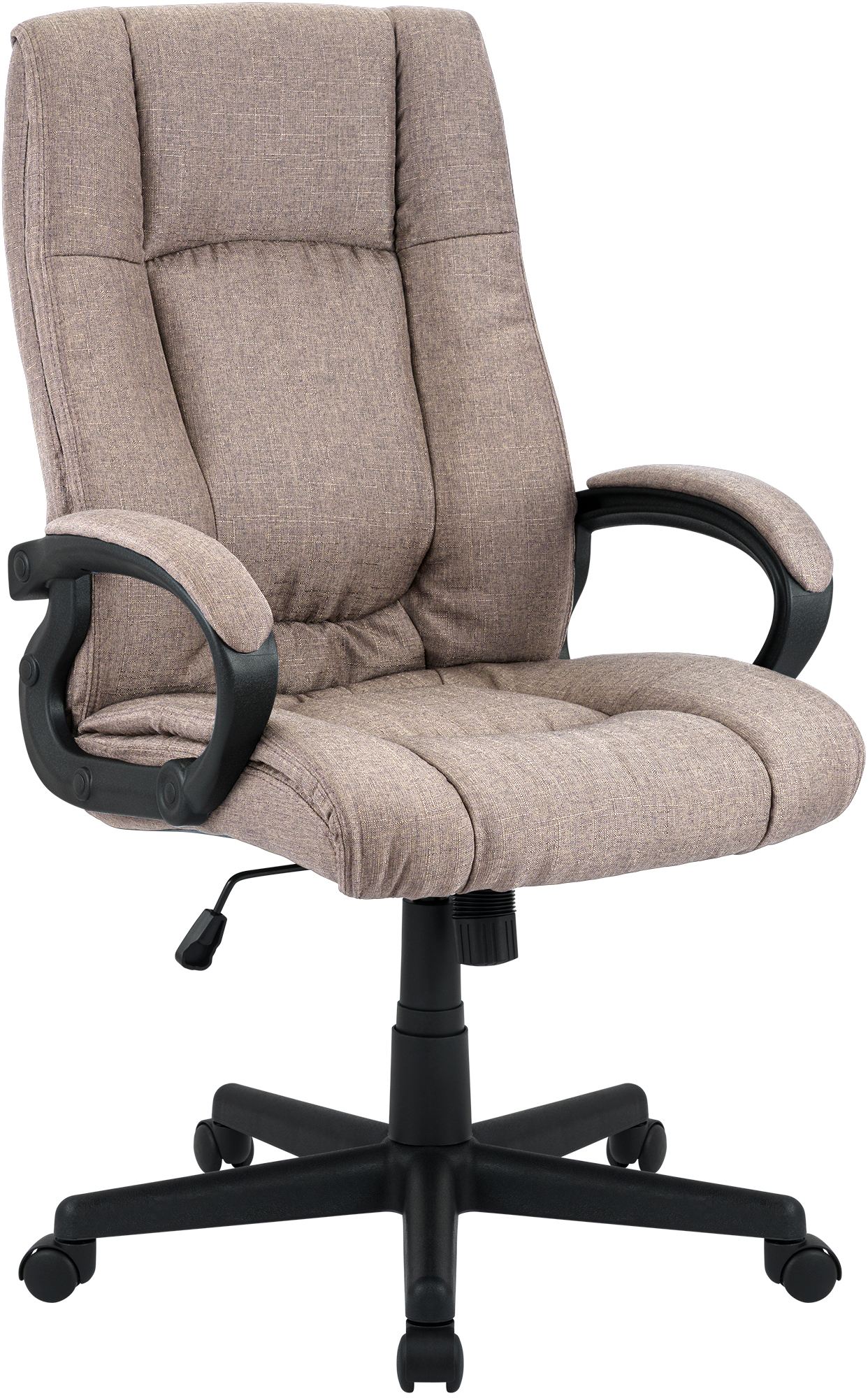 CLP B&uuml;rostuhl ergonomisch mit Rollen und H&ouml;henverstellung, Chefsessel h&ouml;henverstellbar und Wippfunktion, r&uuml;ckenschonend, Drehstuhl Sparta 