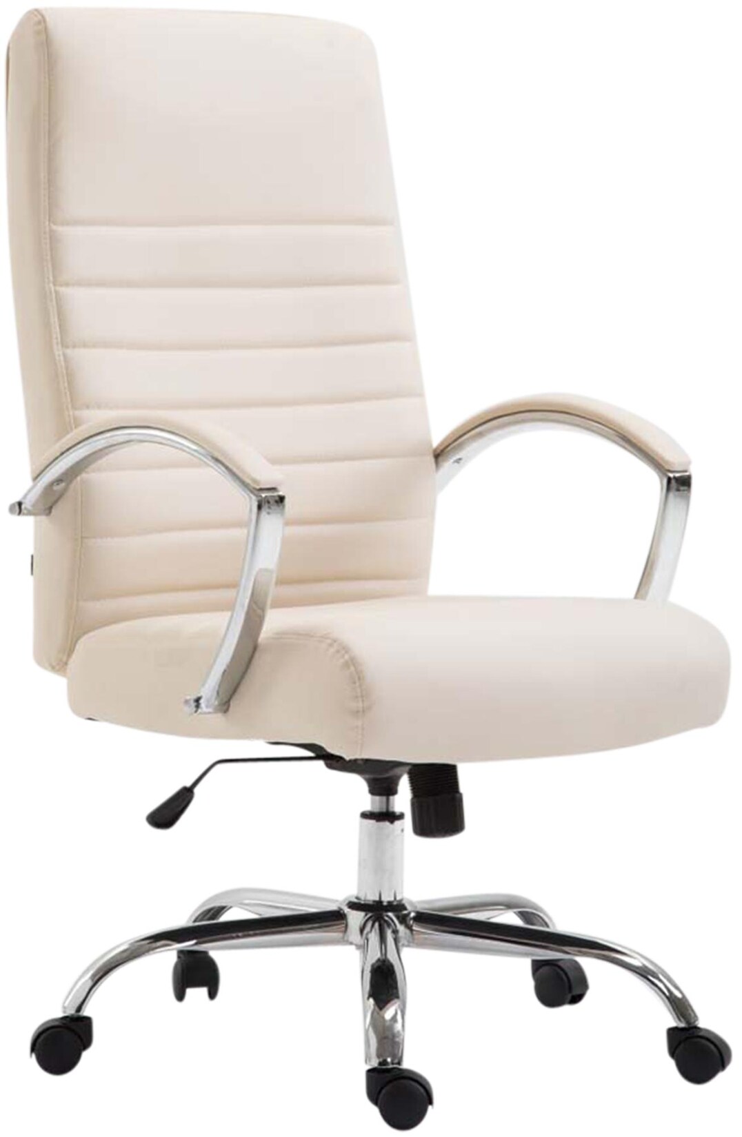 CLP Bürostuhl ergonomisch Valais Kunstleder, moderner Schreibtischstuhl, höhenverstellbarem Sitz und einer Belastbarkeit von 136 kg