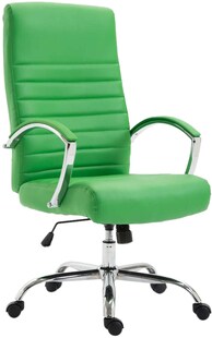 CLP Bürostuhl ergonomisch Valais Kunstleder, moderner Schreibtischstuhl, höhenverstellbarem Sitz und einer Belastbarkeit von 136 kg 