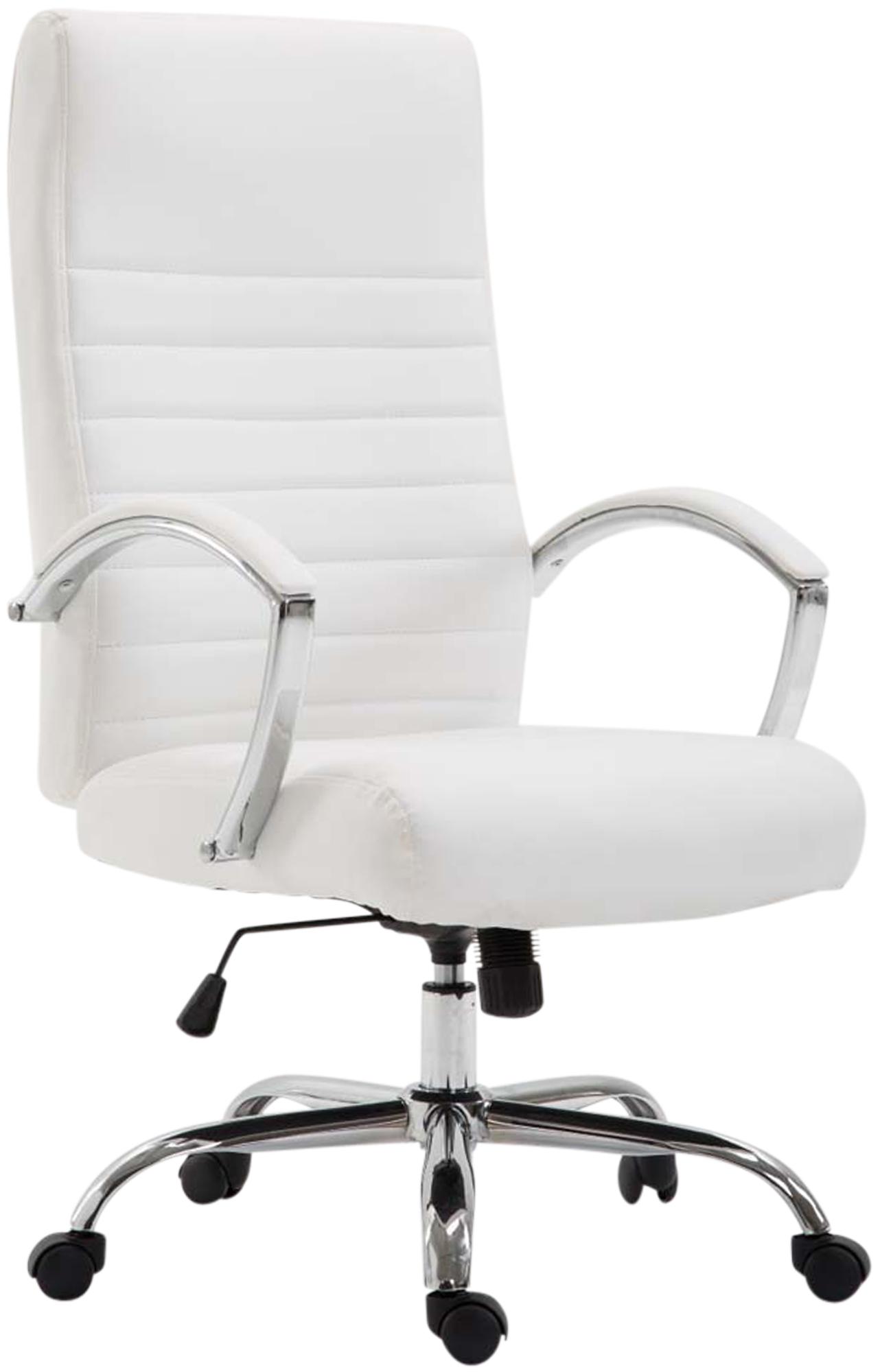 CLP B&uuml;rostuhl ergonomisch Valais Kunstleder, moderner Schreibtischstuhl, h&ouml;henverstellbarem Sitz und einer Belastbarkeit von 136 kg 