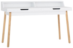 CLP Schreibtisch Eaton I Bürotisch mit 2 Schubladen und großer Arbeitsfläche I Moderner Holztisch 