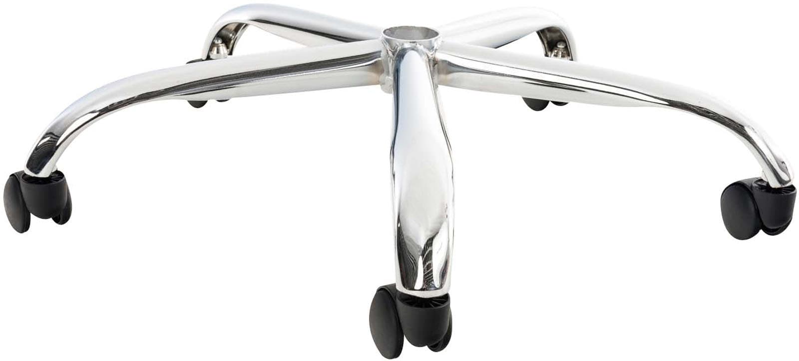 CLP Ersatzteil F&uuml;r B&uuml;rostuhl I Fu&szlig;kreuz Aus Metall F&uuml;r Schreibtischstuhl I Komplettset Drehkreuz Mit Laufrollen 