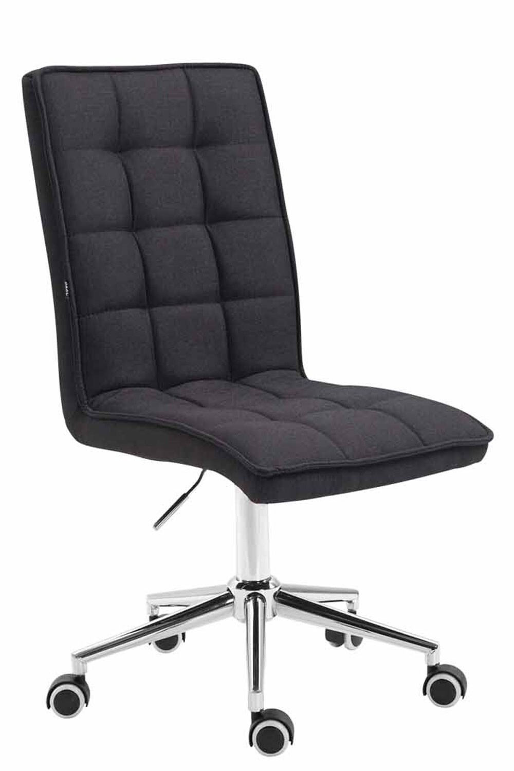 CLP Arbeitshocker Peking V2 Mit Stoff-Bezug I H&ouml;henverstellbarer Drehstuhl 