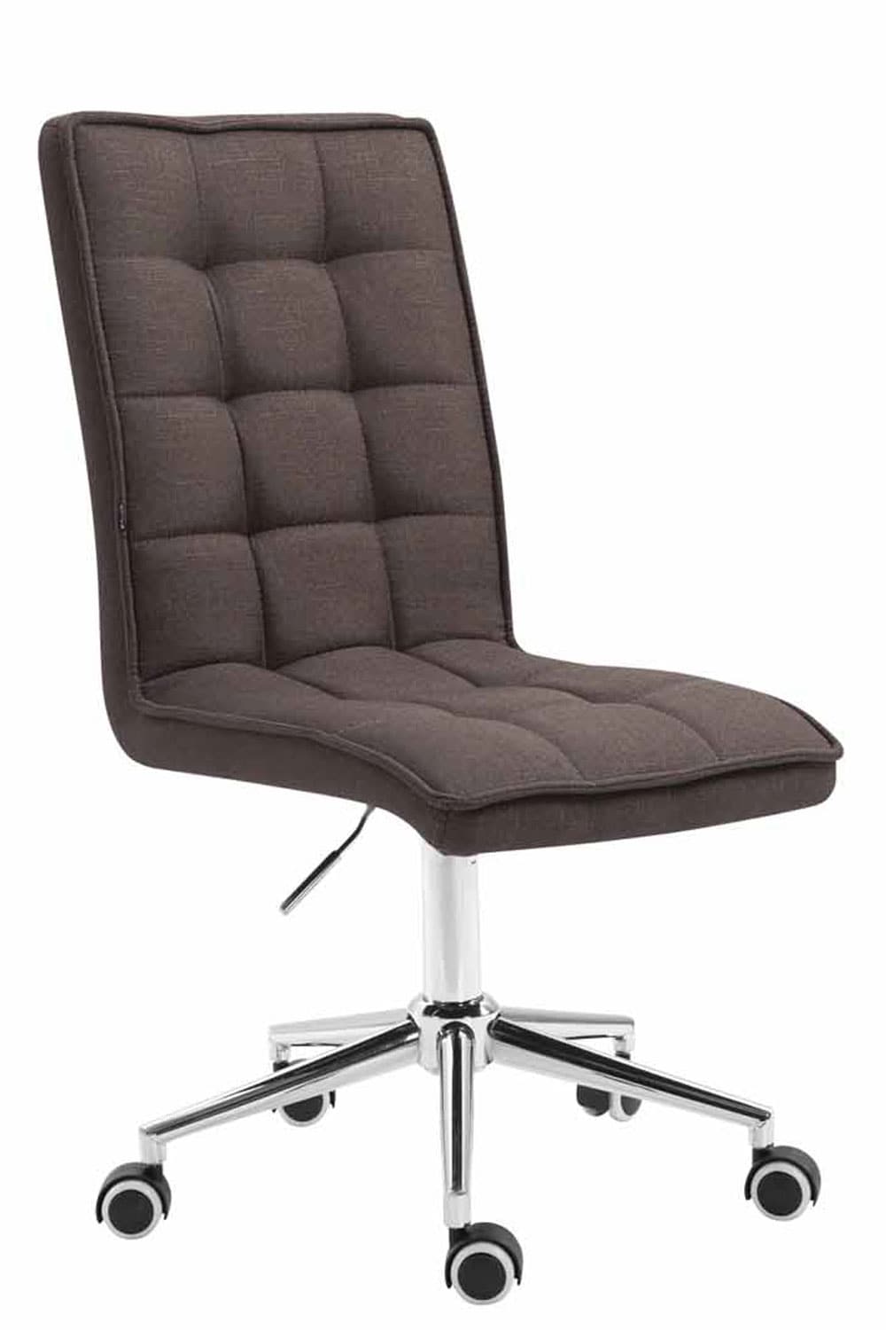 CLP Arbeitshocker Peking V2 Mit Stoff-Bezug I H&ouml;henverstellbarer Drehstuhl 