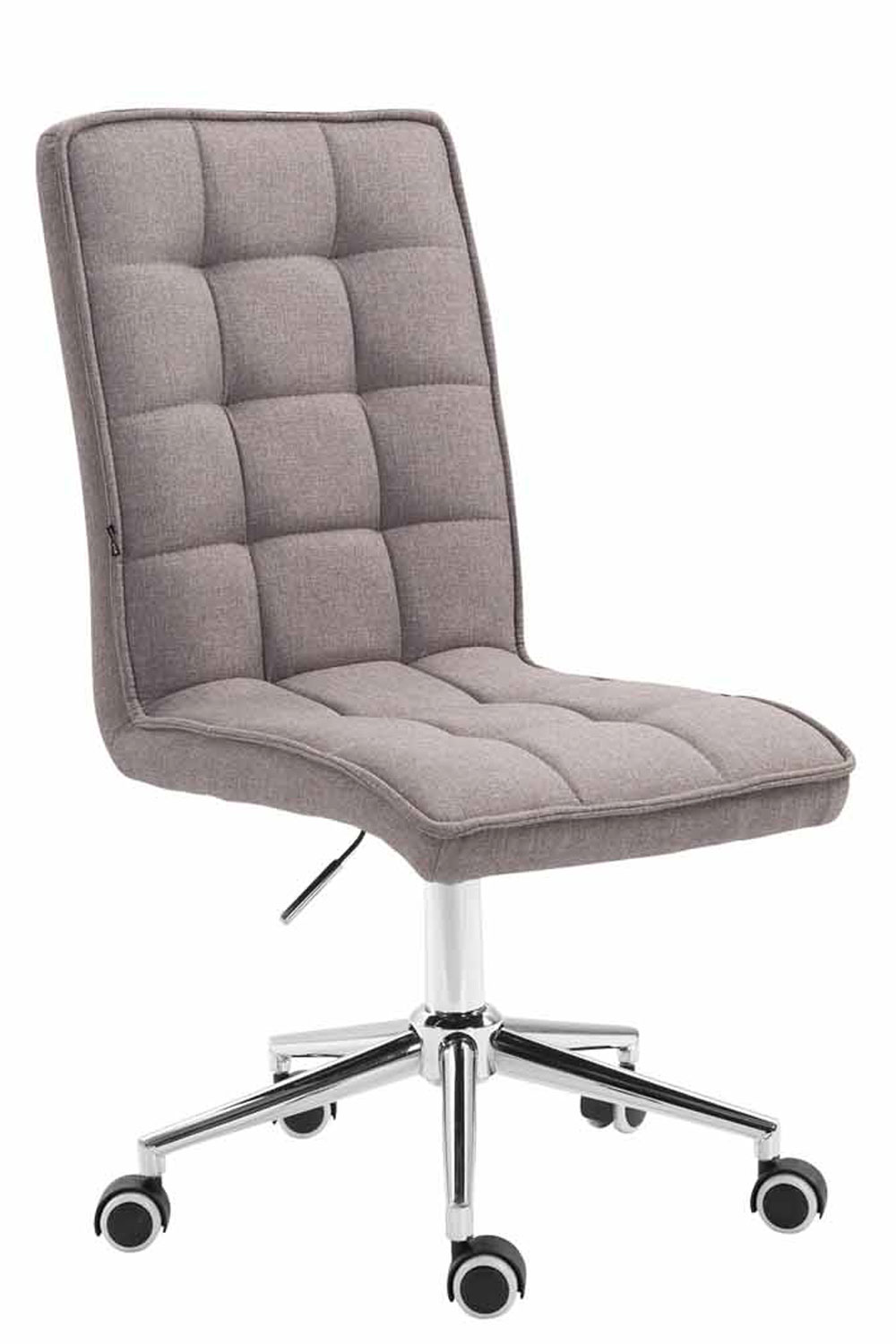 CLP Arbeitshocker Peking V2 Mit Stoff-Bezug I H&ouml;henverstellbarer Drehstuhl 