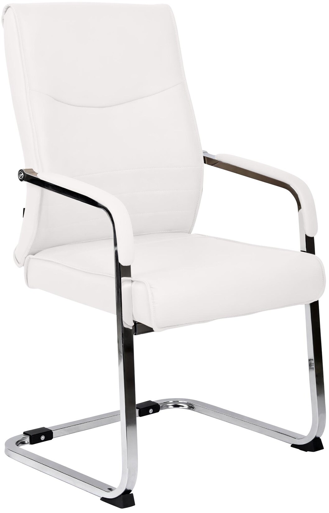 Lot de 1 chaise de conference GENERIQUE interieur non pliable H. 88 cm en plastique blanc