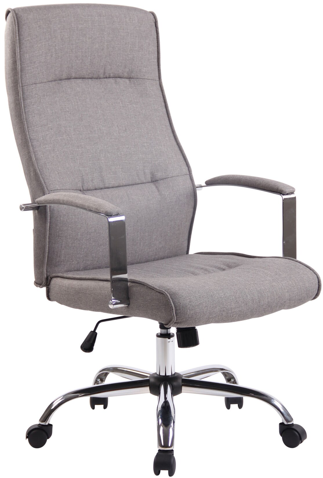 CLP Bürostuhl Portland Mit Kunstlederbezug Oder Stoffbezug Höhenverstellbarer Ergonomischer Bürosessel I Chefsessel Mit Lehne