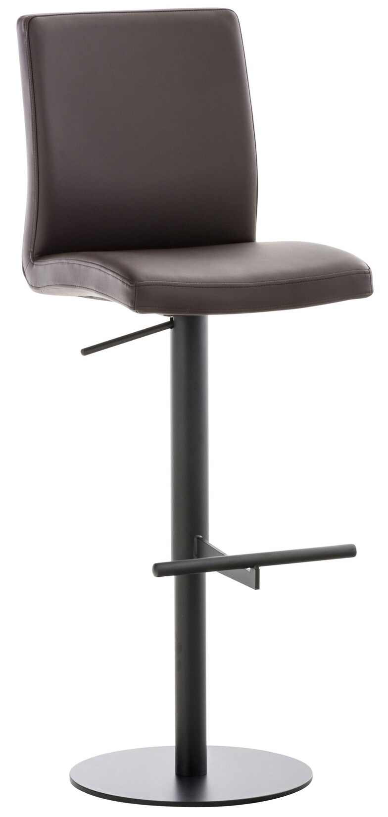 CLP Barhocker Cadiz Kunstleder schwarz Farbe: braun, Gestell Farbe: schwarz