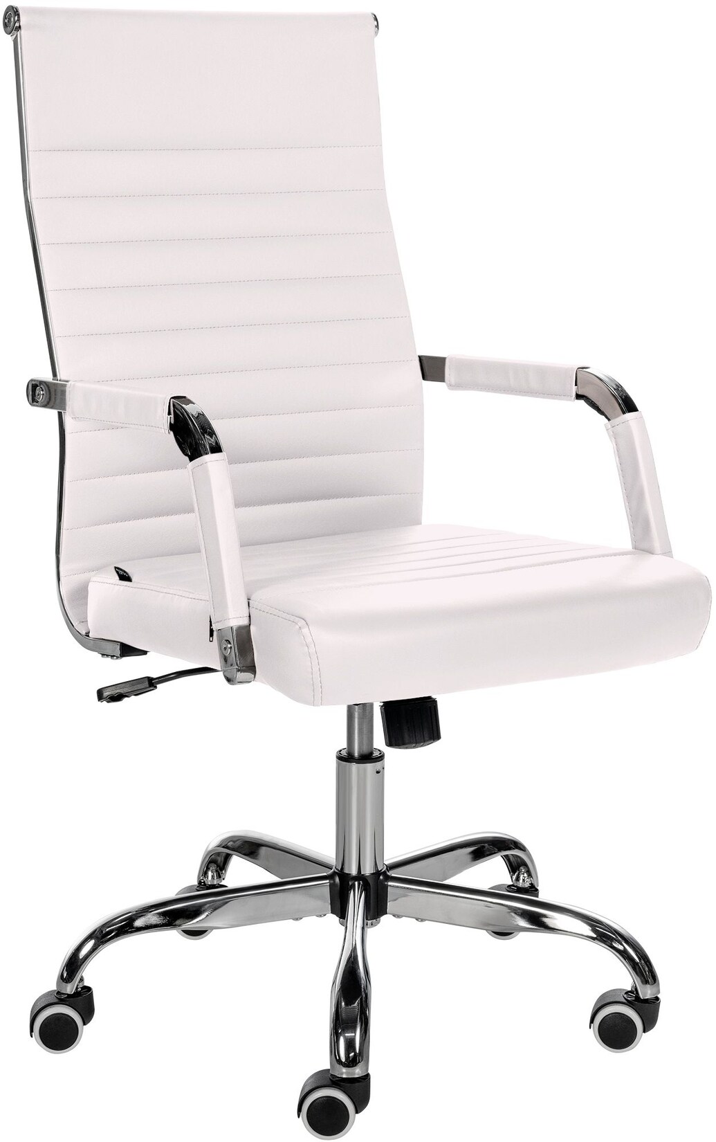 CLP Ergonomischer Bürostuhl Amadora I Höhenverstellbar, 360 Grad Drehstuhl I Kunstleder Oder Stoff Bezug I Langlebig, 120 kg Belastbar