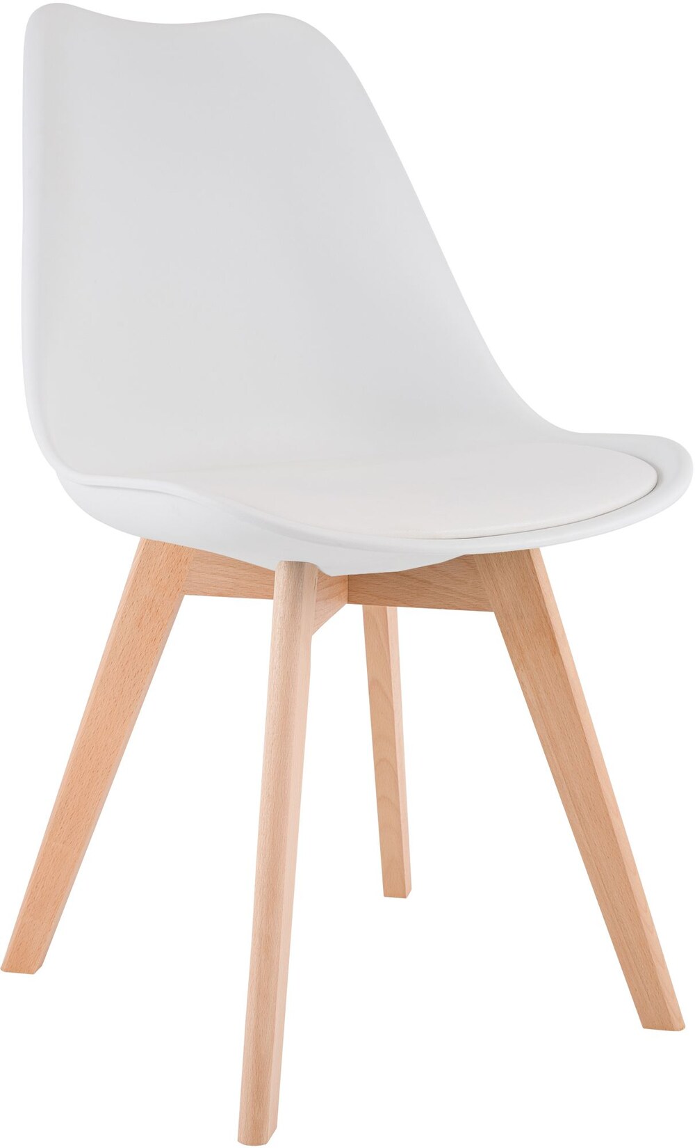 CLP Stuhl Linares Farbe: weiß, Material: Kunststoff