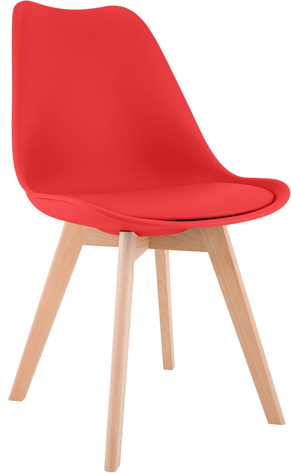 CLP Stuhl Linares Farbe: rot, Material: Kunststoff
