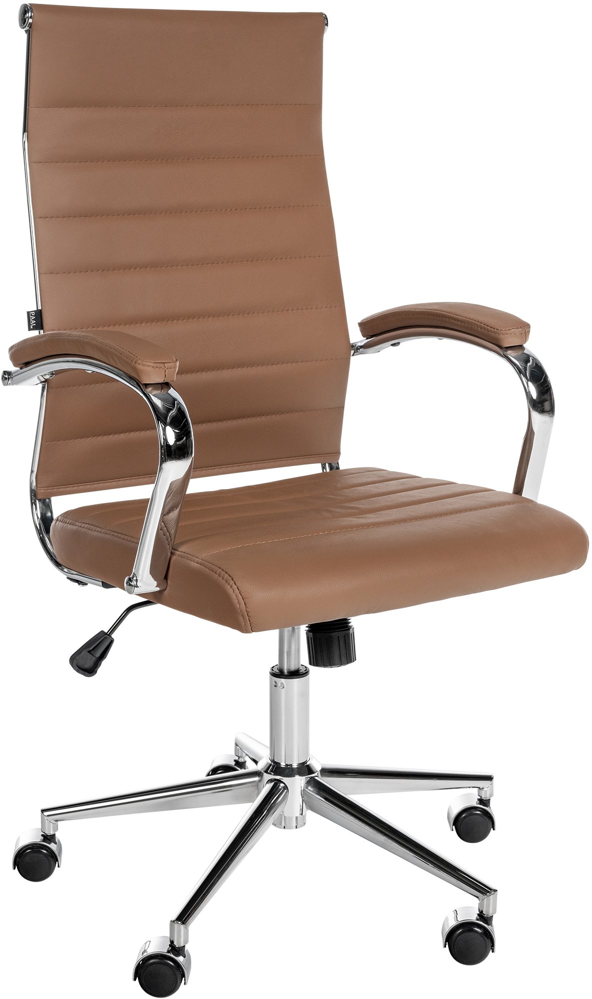 CLP B&uuml;rostuhl Mollis I Drehbarer Schreibtischstuhl Mit Echtleder-Bezug 
