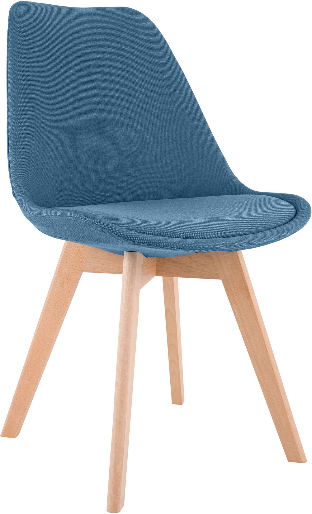 CLP Stuhl Linares Stoff Farbe: blau, Material: Stoff