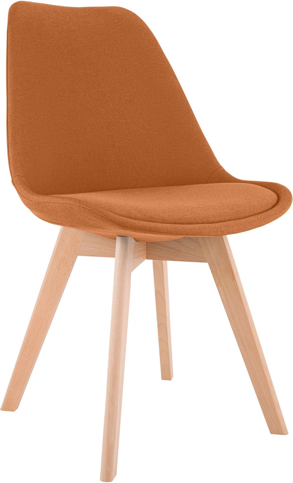 CLP Stuhl Linares Stoff Farbe: orange, Material: Stoff