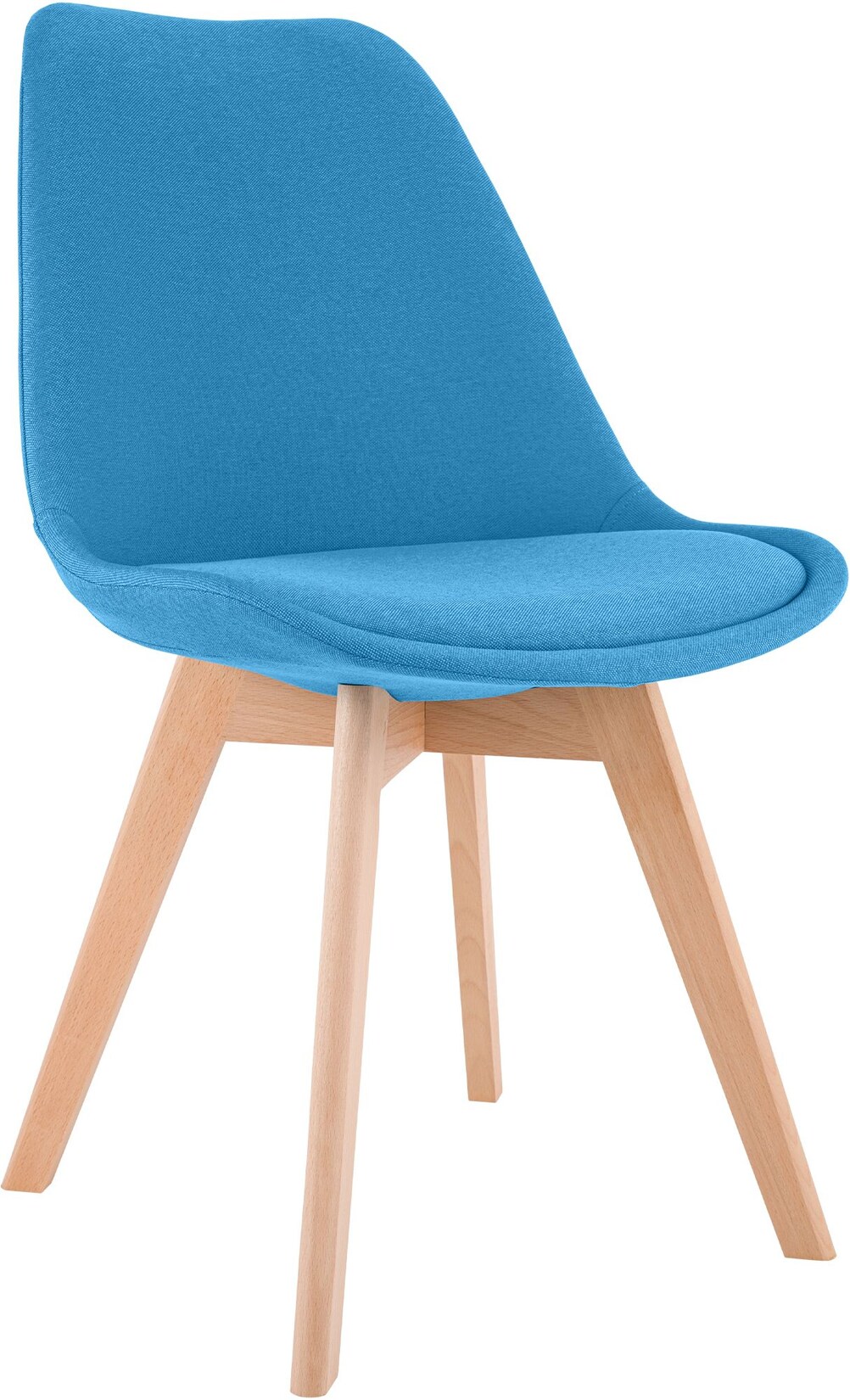 CLP Stuhl Linares Stoff Farbe: türkis, Material: Stoff