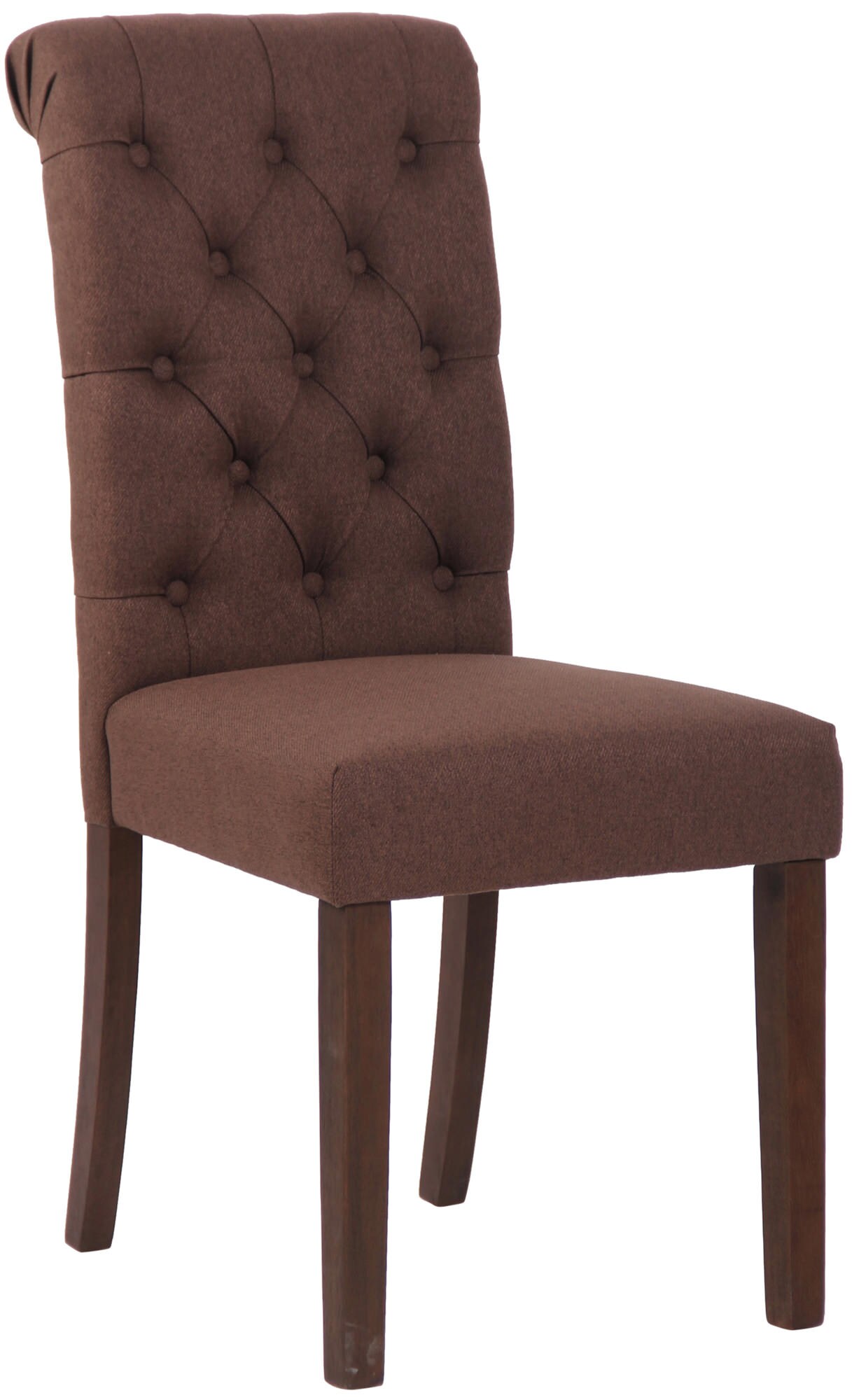 CLP Esszimmerstuhl Lisburn I Samt I Stoff I Polsterstuhl Gesteppt Chesterfield Design 