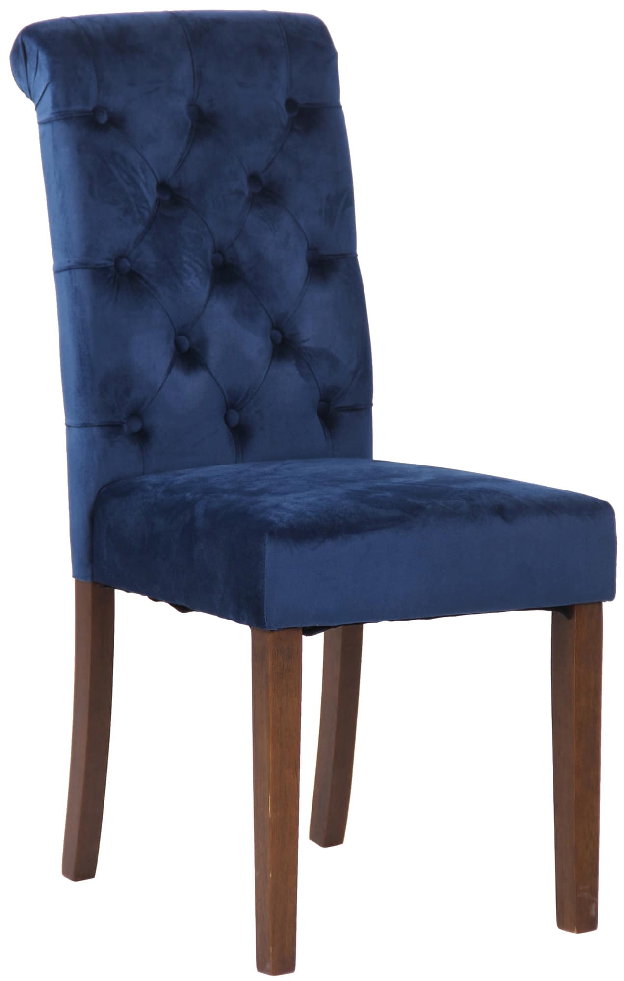 CLP Esszimmerstuhl Lisburn I Samt I Stoff I Polsterstuhl Gesteppt Chesterfield Design 