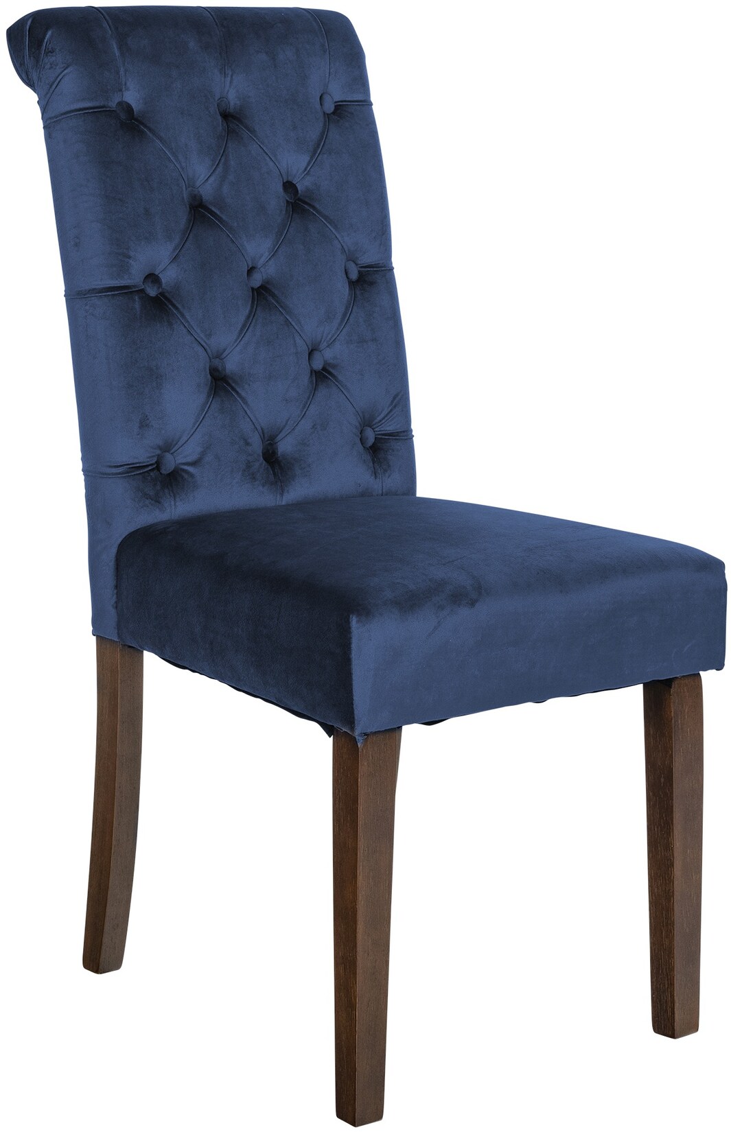 CLP Esszimmerstuhl Lisburn I Samt I Stoff I Polsterstuhl Gesteppt Chesterfield Design
