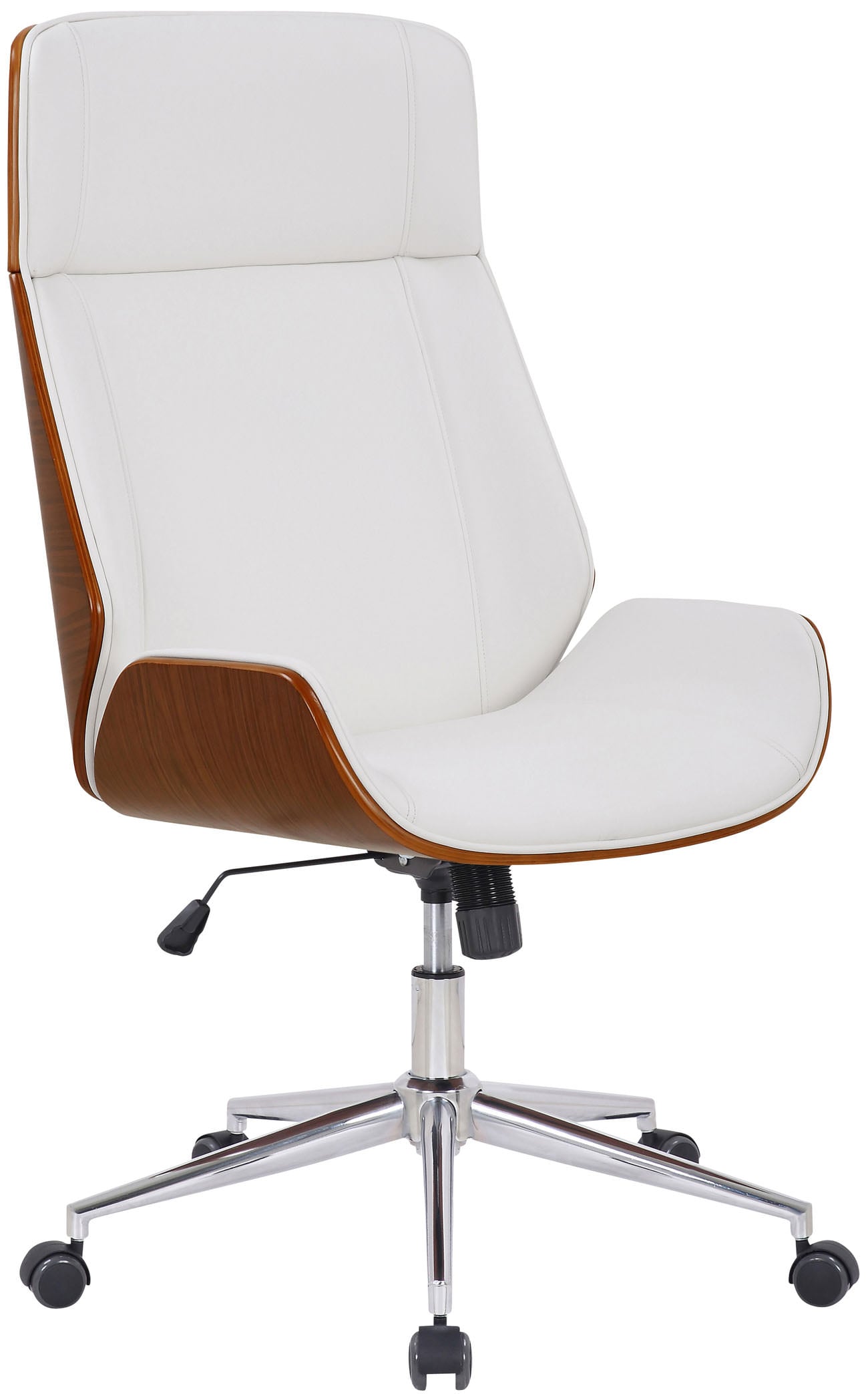 CLP B&uuml;rostuhl ergonomisch mit Armlehne Varel, Schreibtischstuhl mit modern drehbar und h&ouml;henverstellbar Gestell, R&uuml;ckenlehne kippbar 
