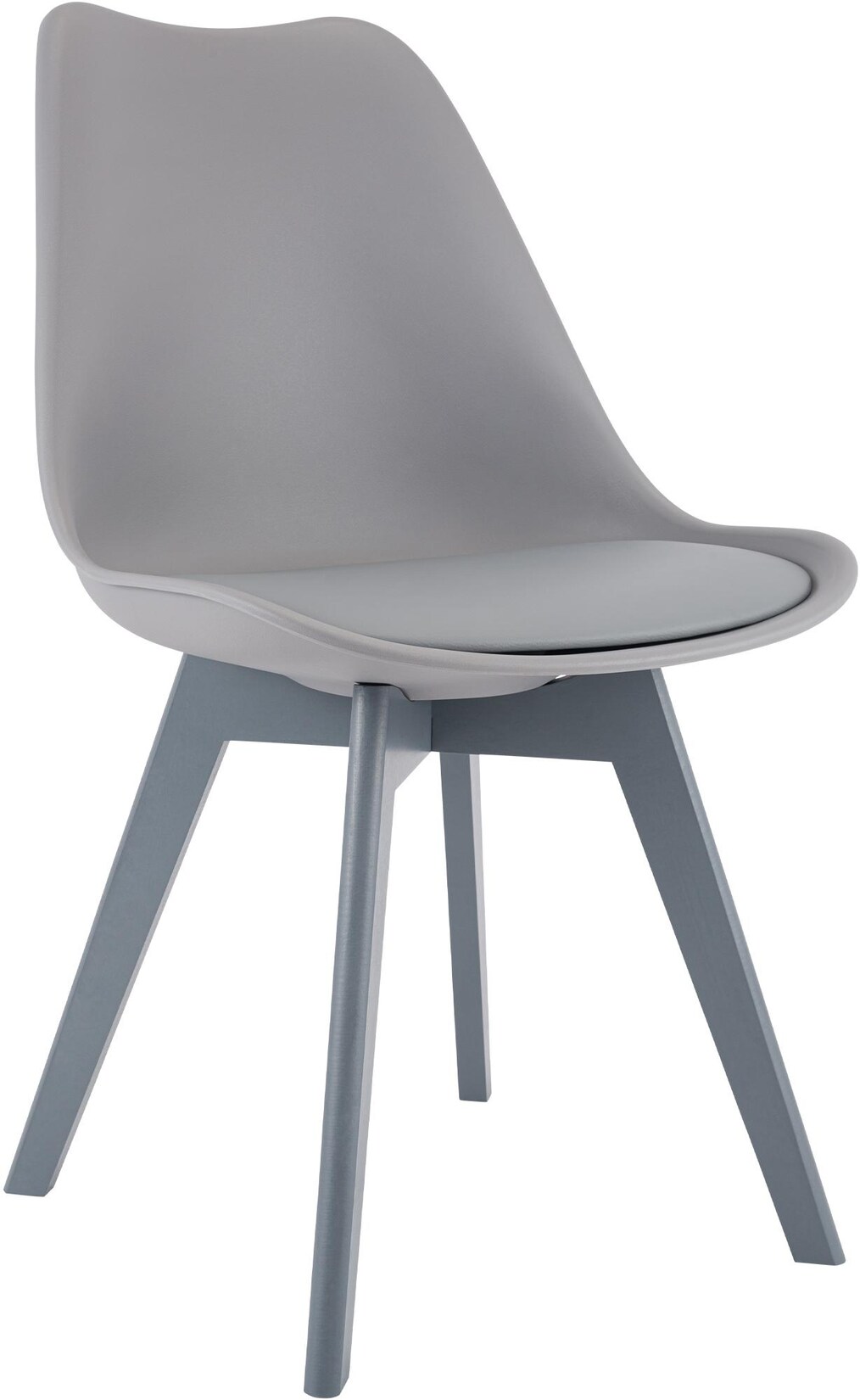 CLP Stuhl Linares Material: Kunststoff, Farbe: grau/grau