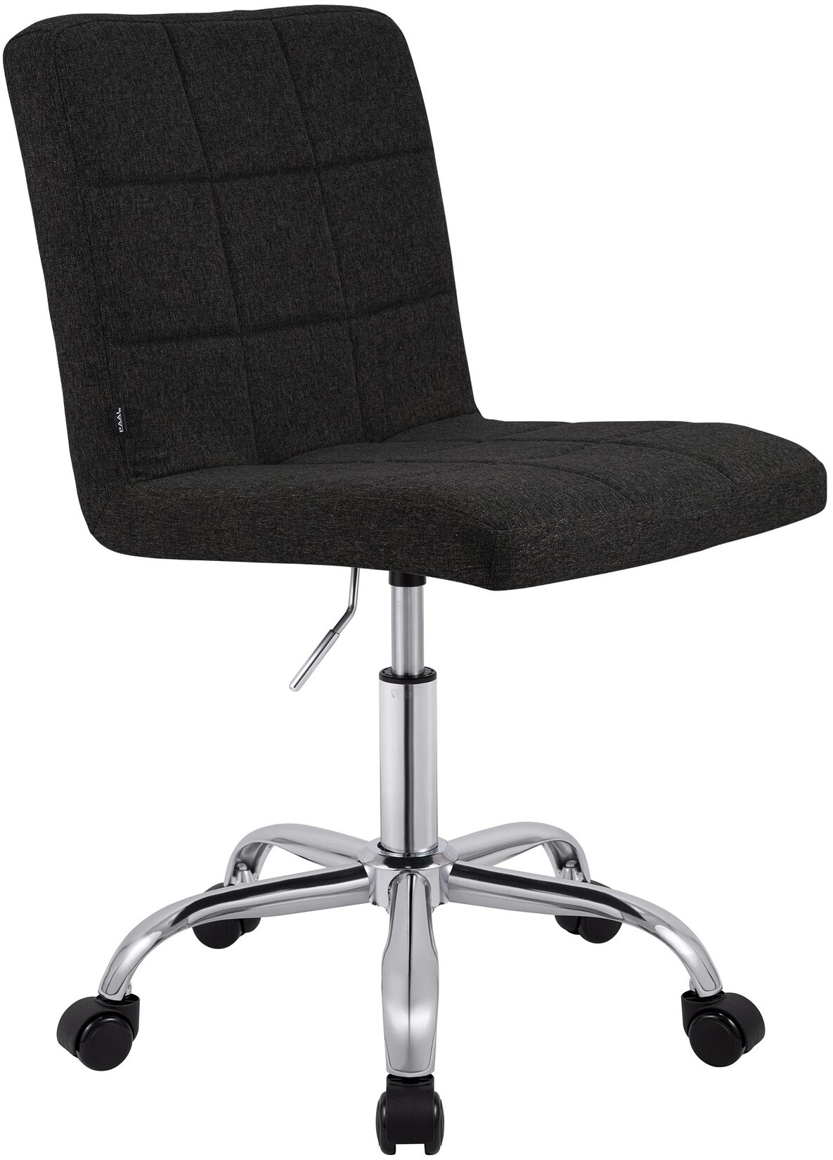 CLP Arbeitshocker höhenverstellbar mit Lehne und Rollen Darfield, Arbeitsstuhl ergonomisch 360° drehbar, Kosmetikstuhl bis 150 kg belastbar