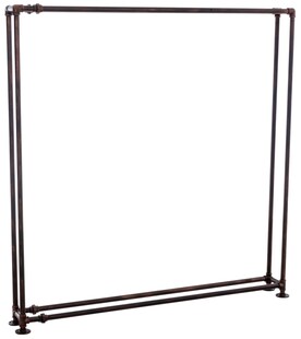 CLP Kaminholzständer Tinos I Robuster Kaminholzständer Aus Metall I Holzlager Im Industrial Look I Stapelhilfe Für Brennholz 