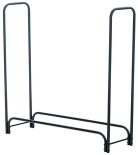 CLP Kaminholzständer Wilster I Robuster Kaminholzständer Aus Metall I Holzlager Im Industrial Look I Stapelhilfe Für Brennholz 