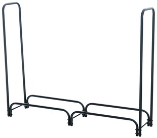 CLP Kaminholzständer Wilster I Robuster Kaminholzständer Aus Metall I Holzlager Im Industrial Look I Stapelhilfe Für Brennholz 