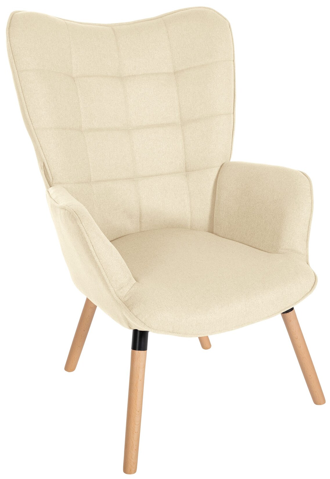 CLP Sessel Garding Stoff Farbe: creme