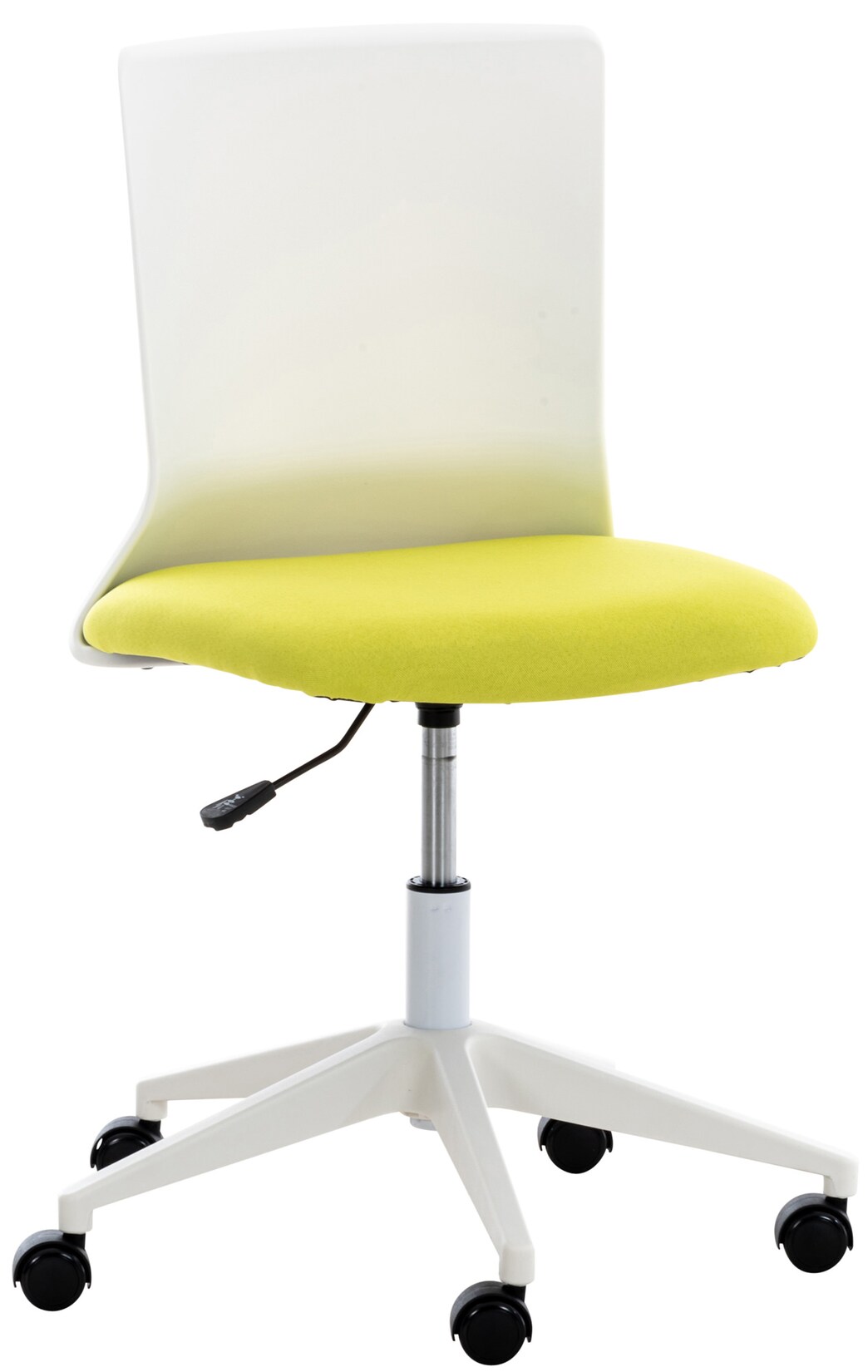 CLP Bürostuhl Apolda I Kunstleder I Stoff I Ergonomischer Schreibtischstuhl I Stuhl mit Kunststoffgestell