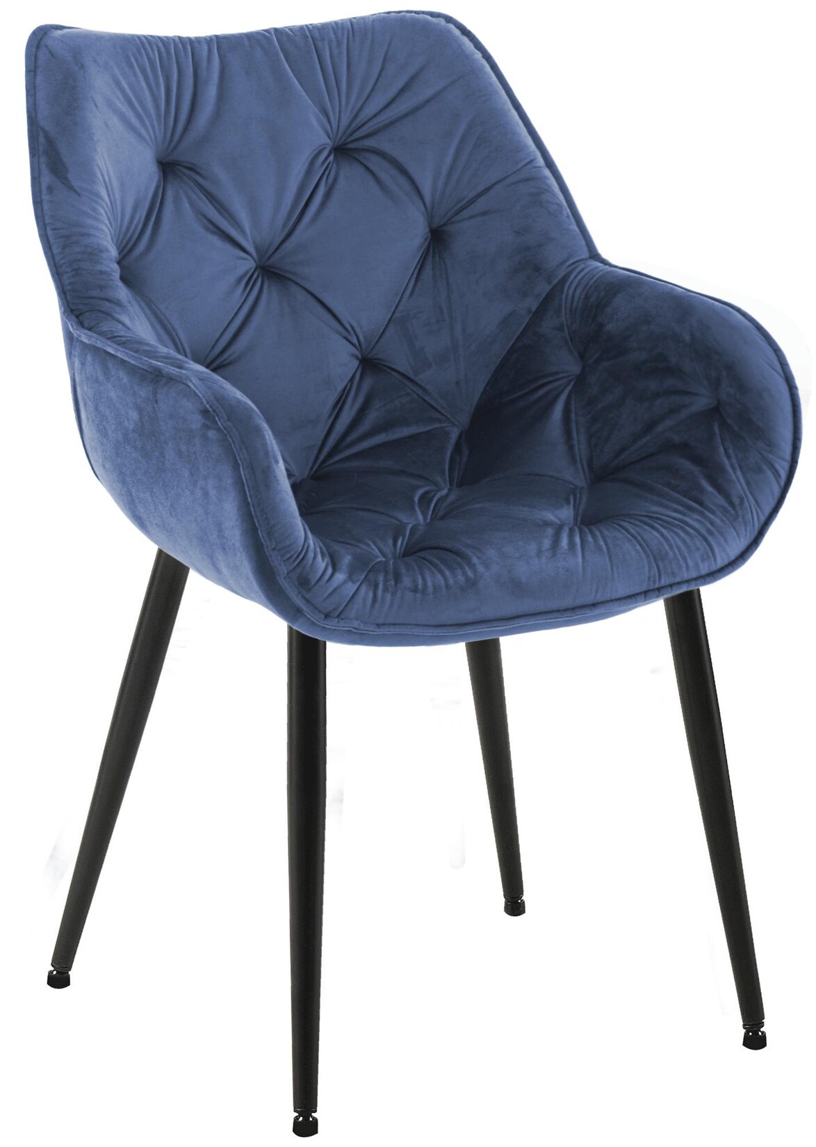 CLP Stuhl Tanna Samt Farbe: blau