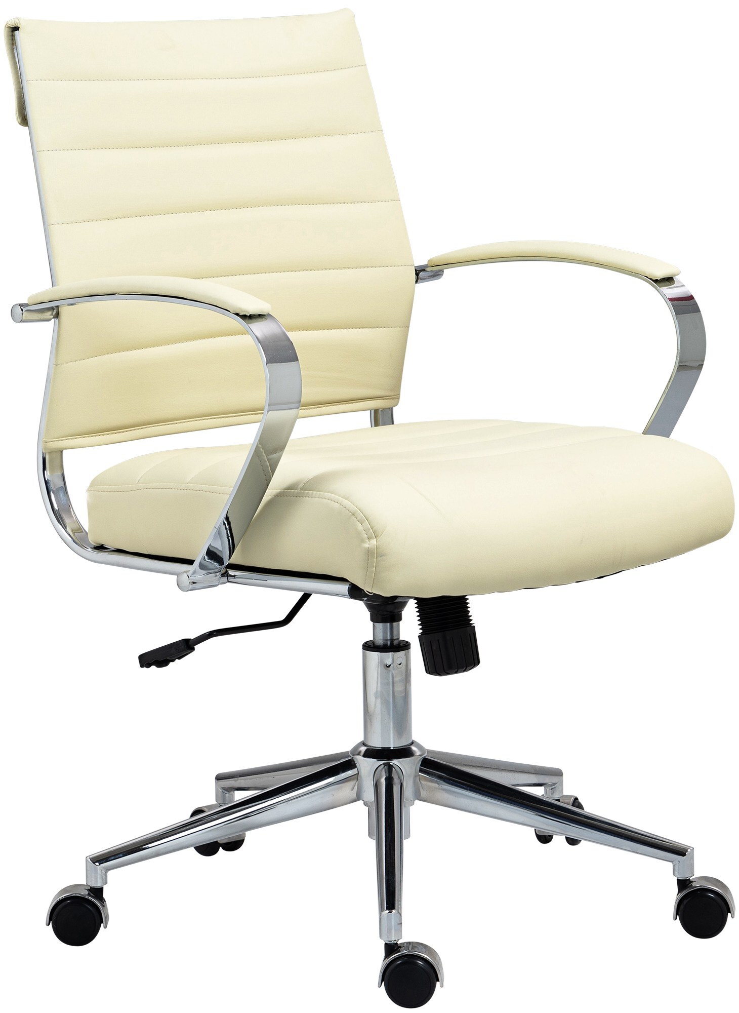 CLP Drehstuhl Oakland I Chefsessel Mit Stufenloser Sitzh&ouml;henverstellung I B&uuml;rosessel Mit Leichtlaufrollen 