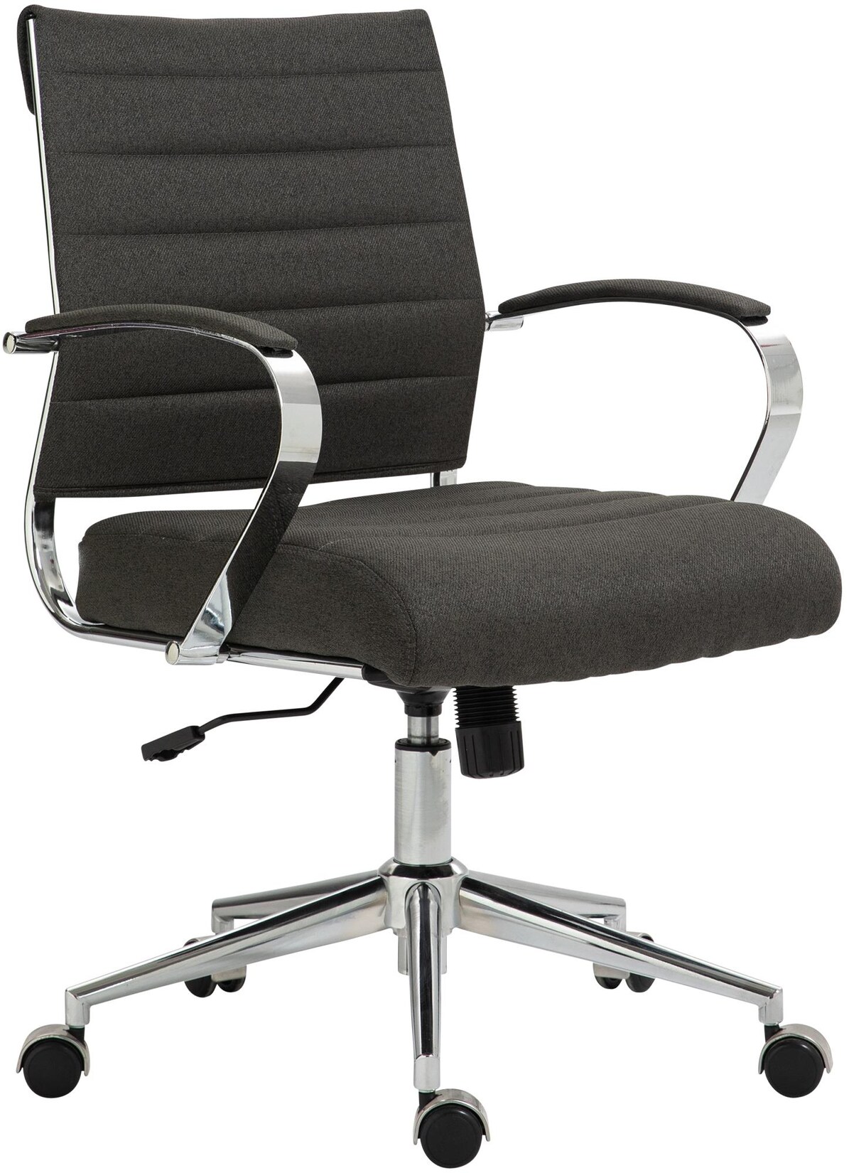 CLP Bürostuhl Oakland Stoff Farbe: dunkelgrau, Material: Stoff