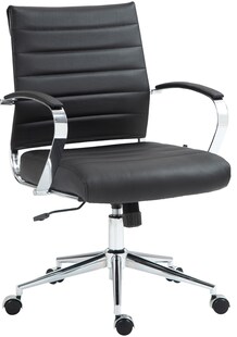 CLP Drehstuhl Oakland I Chefsessel Mit Stufenloser Sitzhöhenverstellung I Bürosessel Mit Leichtlaufrollen 