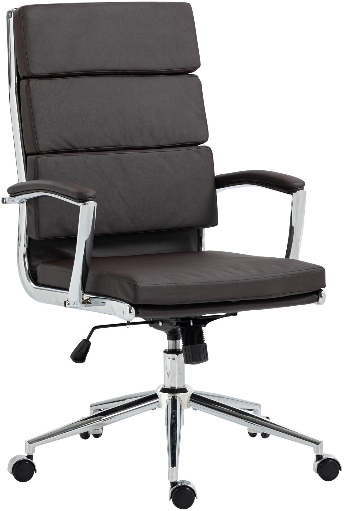 CLP Bürostuhl Cleveland Kunstleder Farbe: braun, Material: Kunstleder