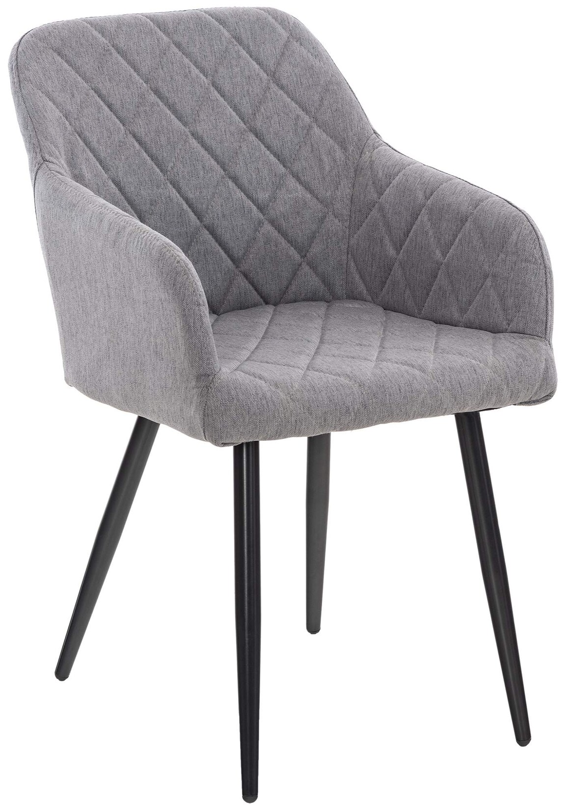 CLP Esszimmerstuhl Shila Stoff Farbe: grau, Material: Stoff