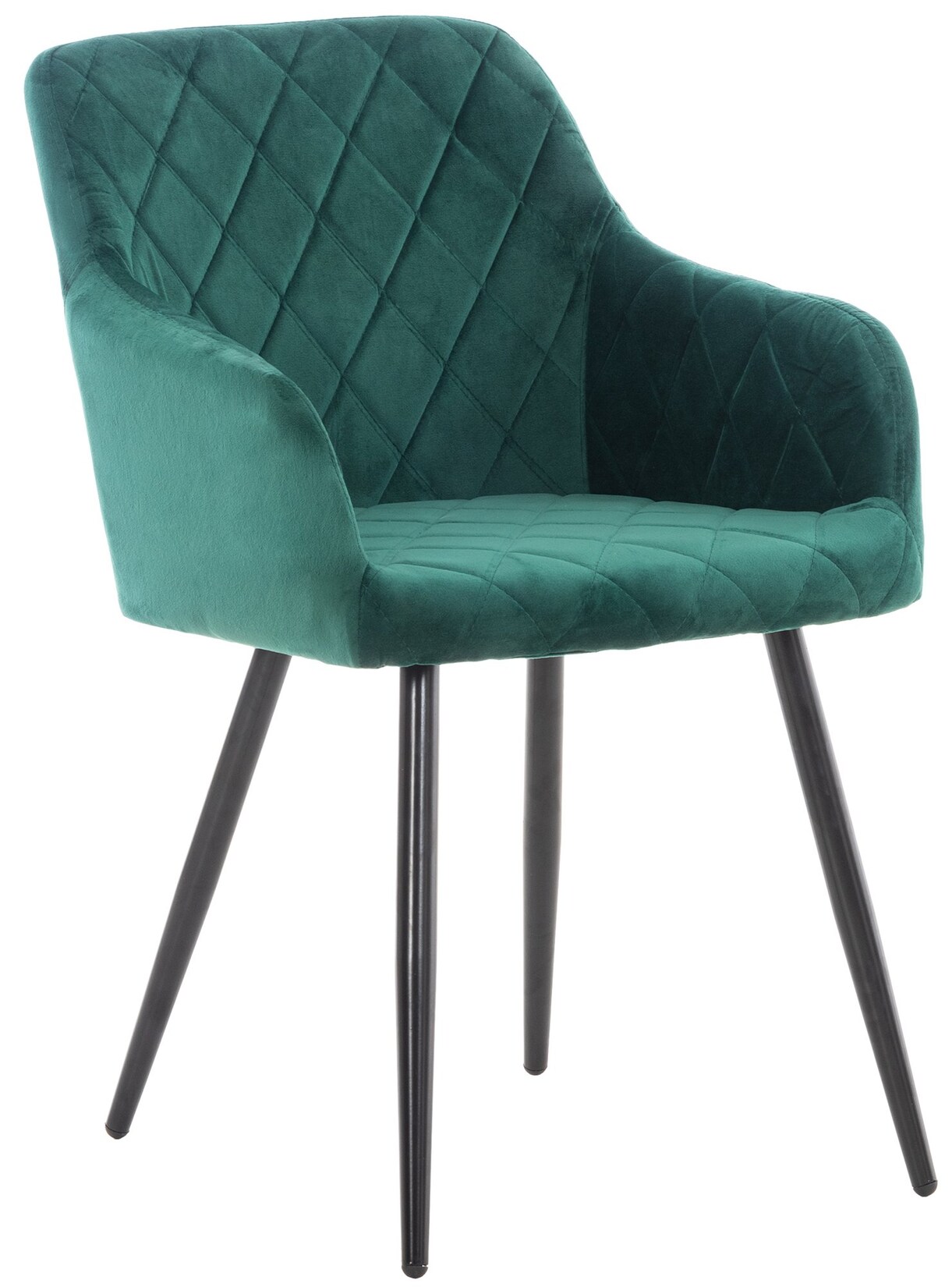 CLP Esszimmerstuhl Shila Samt Farbe: grün, Material: Samt