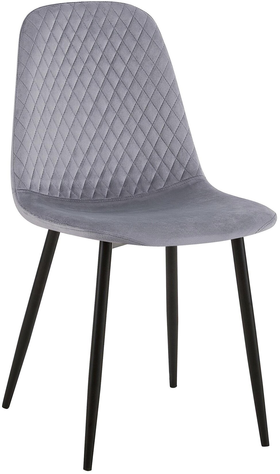 CLP Stuhl Giverny Samt Farbe: grau, Material: Samt